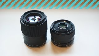 Sigma 30mm F14 vs Sony 35mm F18 [upl. by Eelyah649]