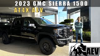 The New 2023 GMC Sierra 1500 AT4X AEV Edition OffRoad Luxury Truck Review  Vagabond Builds [upl. by Avaria]