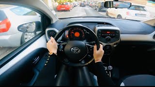 2018 Toyota Aygo 10 VVTi 51kW TEST DRIVE POV [upl. by Donatelli]