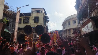 Girgaon Cha Ladka Milind  Girgaon Cha Raja Visarjan Sohala 2024  Akshay Mhatre [upl. by Kendrah]