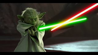 Star Wars Episode II  Attack of the Clones  Yoda VS Count Dooku  4K ULTRA HD [upl. by Kentiggerma]