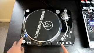 AudioTechnica ATLP1240USB Professional DJ Turntable Review Video [upl. by Nehtiek]