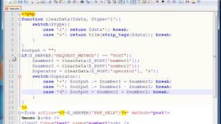 Уроки по PHP Как создать калькулятор на PHP [upl. by Ojiram775]