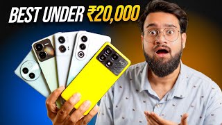 Top 5 Best Mobile Phones Under ₹20000⚡Amazon amp Flipkart Sale 2024  Best Phone Under 20000 😱 [upl. by Conn]