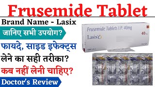 Furosemide Tablet Lasix Tablet  Frusemide Tablets ip 40 mg Furosemide Tablets [upl. by Shiekh801]