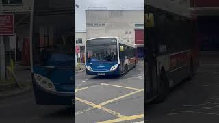 Bus Spotting In Cwmbran Stagecoach South Wales Enviro 300 27697 CN60 CVR Not In Service [upl. by Coates]