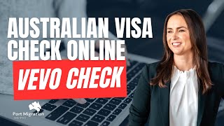 Australian Visa Check Online VEVO Check [upl. by Nyrahs]