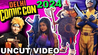 Epic FULL TOUR of Comic Con Delhi 2024 Cosplay Anime and Comic Wonderland Unveiled [upl. by Ennairac943]