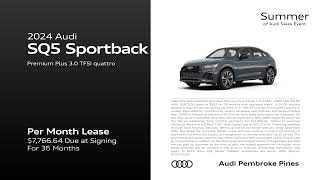 Audi SQ5 Sportback 07272024 4110955 [upl. by Ttebroc512]