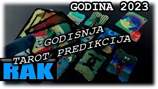 ♋︎ RAK  GODINA 2023 quotGodina Najbitnijih Promjena i Odlukaquot GODIŠNJE TAROT CITANJE [upl. by Slyke480]