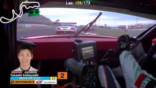 Super GT GT300 2014 ARTA CRZ GT onboard Rd6 Suzuka 1000km [upl. by Nneb]