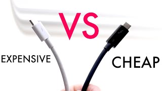 Cheap Vs Expensive Thunderbolt USBC Cable Which Should You Buy [upl. by Moersch]