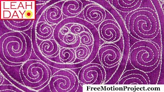 Cant Get Enough Quilting Spirals Lets Quilt Spiral of Spirals [upl. by Nymassej]