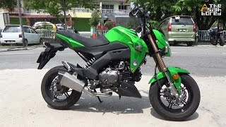 Kawasaki Z125 Pro  Modification 2  Custom stainless steel full system exhaust  SBK Performance [upl. by Ainot]