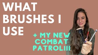 Hobby Hangout 4 What brushes I use and my new combat patrol [upl. by Ahsenid]