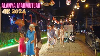 ALANYA MAHMUTLAR NİGHT WALKING TOUR  ALANYA ANTALYA TURKEY TRAVEL ANTALYA VİSİT [upl. by Amaryllis117]