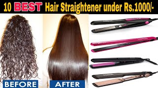 10 Best Hair Straightener under Rs1000  BEST HAIR STRAIGHTENER  Best Selling Brands [upl. by Tamma]