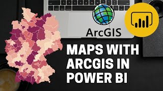 04 Power BI Maps mit ArcGIS Bundesländer amp PLZ [upl. by Cyna]