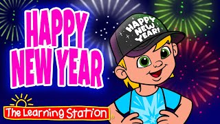 Happy New Year ♫ New Year Celebration Song ♫ Ring In the New Year ♫ Songs by The Learning Station [upl. by Alra]