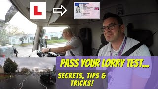 How to PASS your Lorry driving test Secrets Tips amp Tricks [upl. by Nasho]