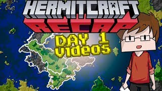 Welcome to season 6  Hermitcraft Recap Season 6  All Day 1 videos [upl. by Ahsilrak]