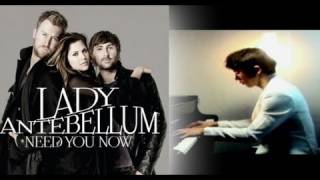 Need You Now  Lady Antebellum Yoonha Hwang Piano Acoustic Cover  Music Video with lyrics [upl. by Akyssej]