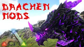 5 COOLE DRACHEN MODS FÜR ARK  Drachen Mods Timgerman [upl. by Pax]