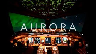 Aurora Borealis From The Sky [upl. by Ynnav961]