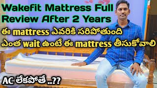 wakefit orthopedic mattress review in telugubest orthopedic mattress for back painwakefit mattress [upl. by Cooperstein]