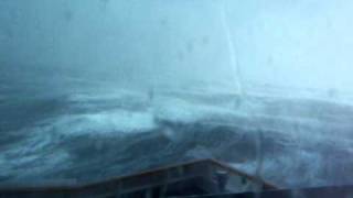 HOLLAND AMERICA MS VEENDAM CRUISE SHIP IN STORM121210 [upl. by Audwin]