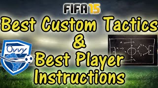 The Best Custom Tactic amp Player Instructions for 352  Best Formation in FIFA 15  TUTORIAL [upl. by Peedus]