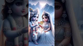 Radha Krishna Status Video 💫 Radha Krishna Love Status❤️2024 [upl. by Kcirb989]