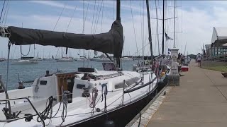 Race to Mackinac Hundreds of boats set sail from Chicago on 290 nautical mile journey [upl. by Hayden667]