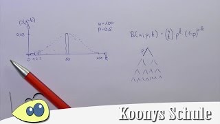 Binomialverteilung grafisch darstellen  Erklärung Bernoulli Säulendiagramm [upl. by Rombert]