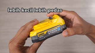 ini yg saya tunggu gak masuk akal tenaganya  baterai terbaru DEWALT POWERSTACK DCBP034 DCBP520 [upl. by Aiceila766]