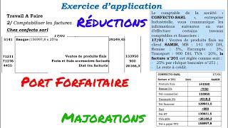 exercice dapplication 3 la facturation transport forfaitaire [upl. by Bazar]