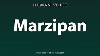 How To Pronounce Marzipan [upl. by Notyrb]