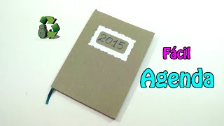 Como hacer una Agenda Fácil RECICLAJE Ecobrisa [upl. by Nicolais697]