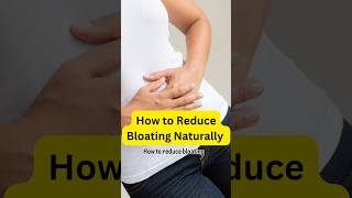 How to Reduce Bloating Naturally guthealth bloatingrelief probiotics healthtips gingertea [upl. by Ahtrim14]