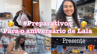 PREPARATIVOS PARA O ANIVERSÁRIO DE 6 ANOS  COMPRAS DE GULOSEIMAS PARA AS SACOLINHAS SURPRESAS [upl. by Gertruda]