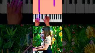 ELODIE  BLACK NIRVANA  EASY Piano Tutorial [upl. by Assenav]