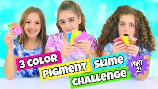 3 Color Slime Challenge with Metallic amp Neon Pigments [upl. by Keeler]