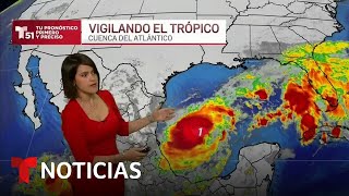 Milton encuentra condiciones favorables de camino al oeste de Florida  Noticias Telemundo [upl. by Aisan]