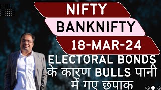 Nifty Prediction and Bank Nifty Analysis for Monday  18 March 24  Bank Nifty Tomorrow [upl. by Pollie]