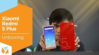 Xiaomi Redmi 5 Plus Unboxing [upl. by Enorahs]