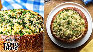 Macn Cheese im Brot  Dieses Rezept solltest du ausprobieren  Einfach Tasty [upl. by Pytlik]