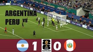 Argentina vs Peru  2024 World Cup Qualification  Match Highlights [upl. by Araldo]