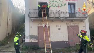 Esercitazione per alluvione in Calabria le operazioni a Cerzeto [upl. by Madancy]