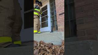 Single Firefighter Forcible Entry Outward Swinging Door [upl. by Chinua478]