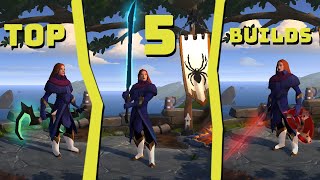 Top 5 Solo Builds  Albion online  solo PvP  Mists [upl. by Petronella276]